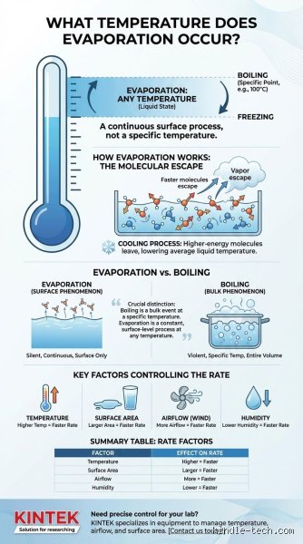 Why Water Evaporates at Absolutely Any Temperature: The Hidden Science of Everyday Moisture