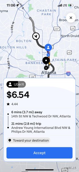 Is 4.44 a bad Uber rating?