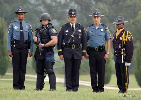 Why do cops wear black instead of blue?