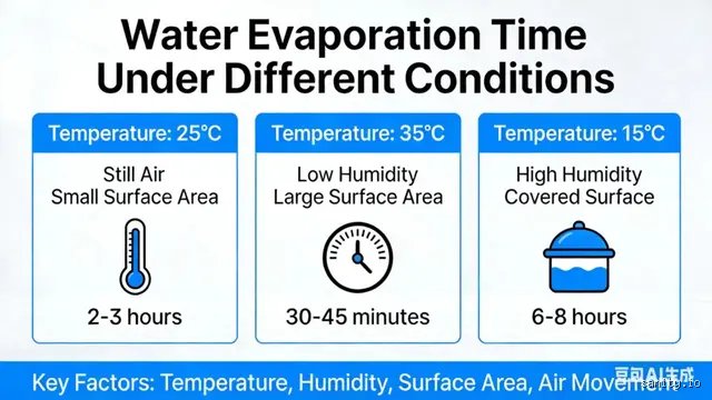 How much time does evaporation take?