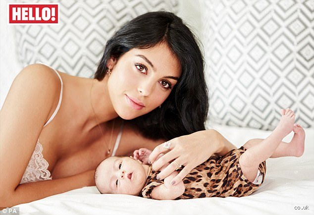 What age did Georgina have her first kid?