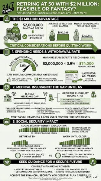 Can I Retire at 50 with 2 Million Dollars and Actually Stay Retired?
