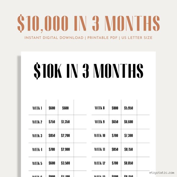 How can I earn $10k in 3 months?