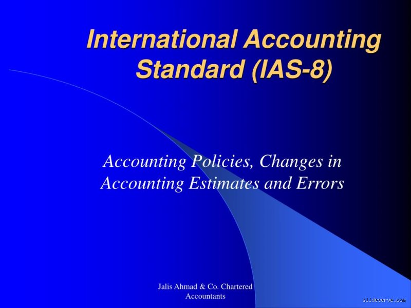 What is accounting standard 8?