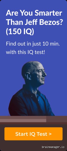 What is the IQ level of Jeff Bezos?