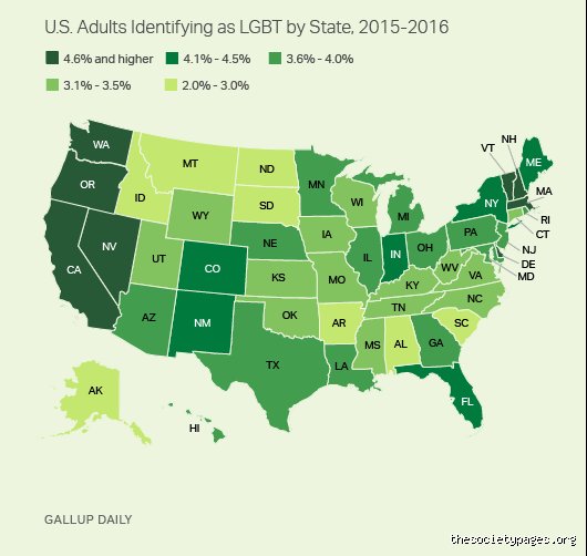 Demographic Realities and Hidden Figures: What State Has the Least Gays?