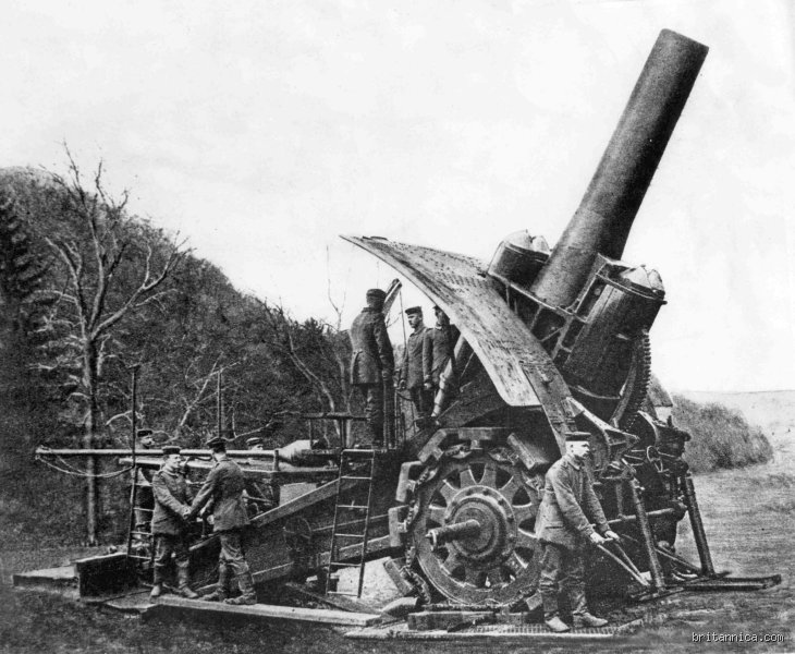 Unveiling the Mammoth Scale of the Largest Artillery Piece in WW1