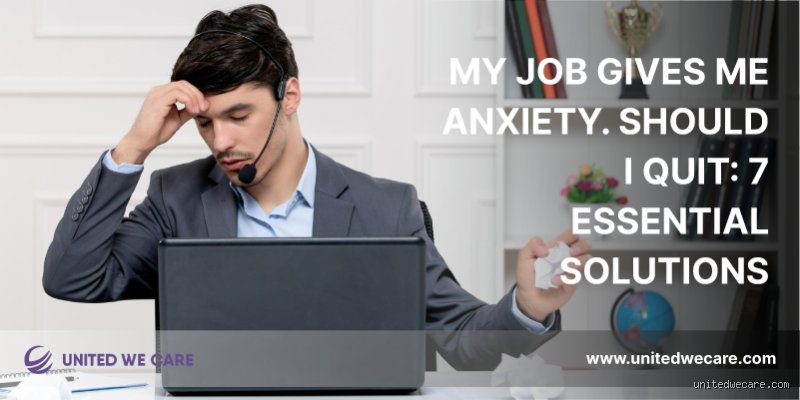 Should I quit my job if it gives me anxiety?