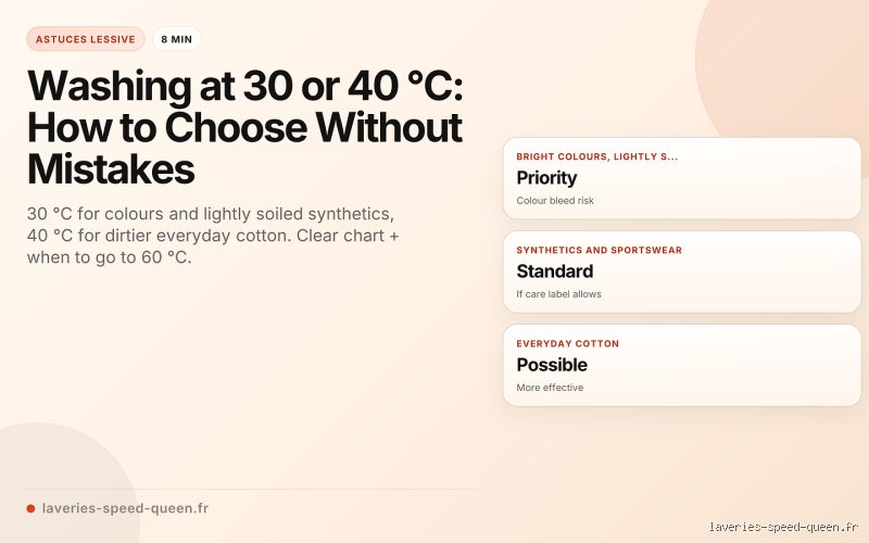 The Laundry Room Showdown: What Happens If You Wash at 40 Instead of 30 Degrees?