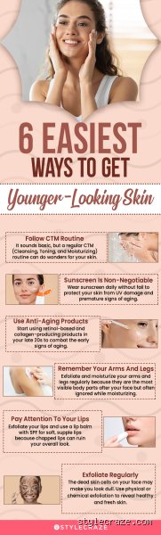 What can I put on my face to look younger naturally?