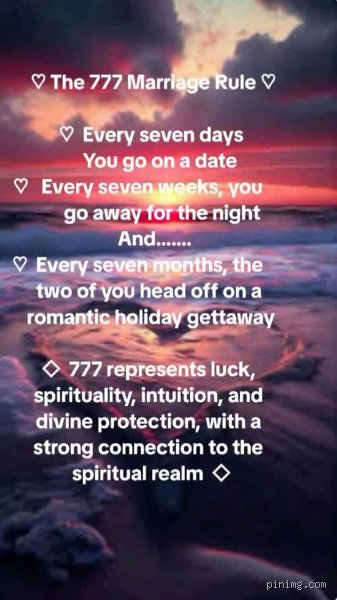 What does 777 mean in marriage?