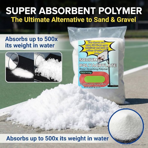 What can I buy to absorb water effectively for home leaks and industrial spills